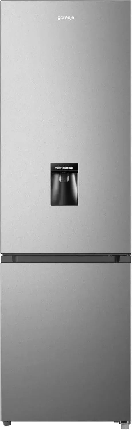 Gorenje Kühl-Gefrierkombination 268L, Wasserspender, LED-Beleuchtung, Inverter-Kompressor, Grau